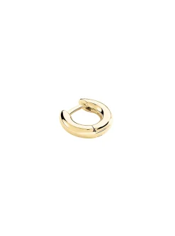 Piercing créole Agatha Dodue argent doré