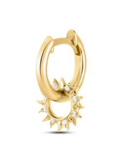 Piercing créole Agatha Sunshine doré