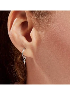 Piercing créole Agathe Tonnerre argent