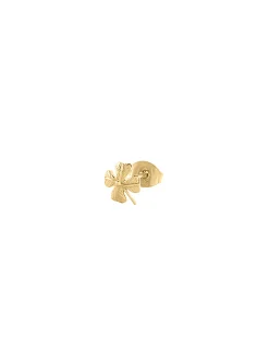 Piercing puce Agatha Alma trèfle argent doré