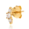 Piercing puce Agatha Croissan doré