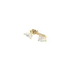 Piercing puce Agatha Dora argent doré goutte oxyde