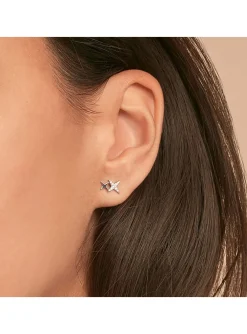 Piercing puce Agatha Shining argent