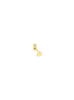 Piercing Zag Bijoux Bristol acier doré zirconium
