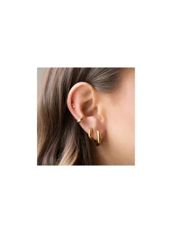 Piercing Zag Bijoux Winchester acier doré_x005f_x000D_étoile oxyde