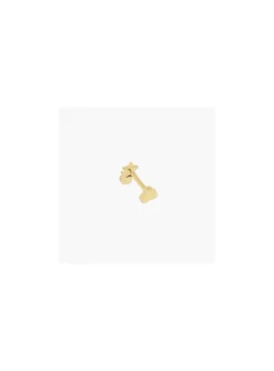 Piercing Zag Bijoux Winchester acier doré_x005f_x000D_étoile oxyde