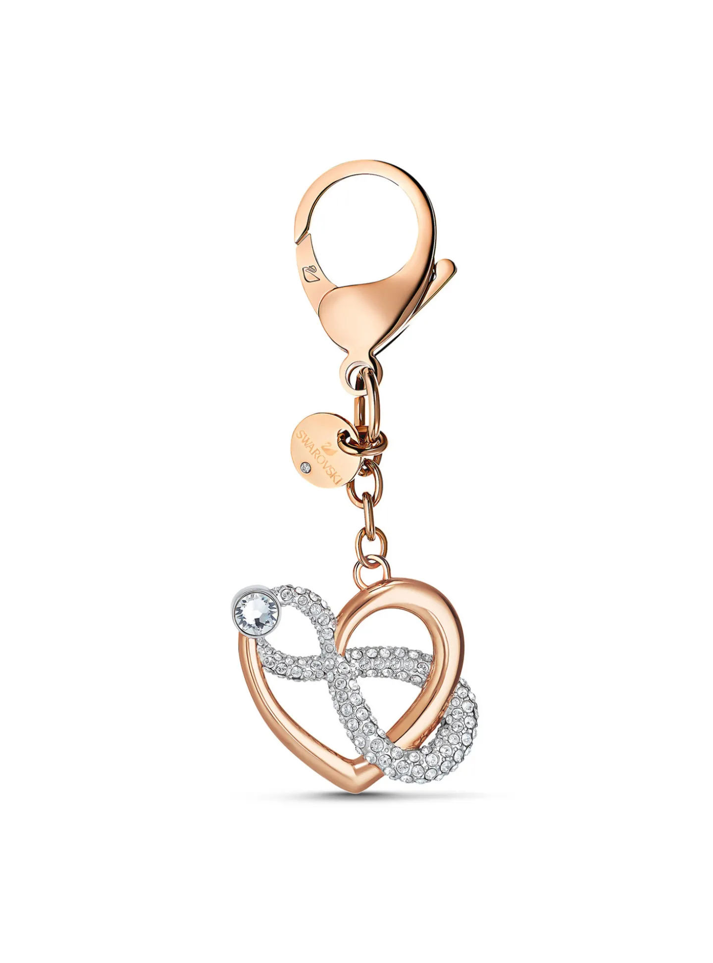 Porte-clés Swarovski Infinity Heart