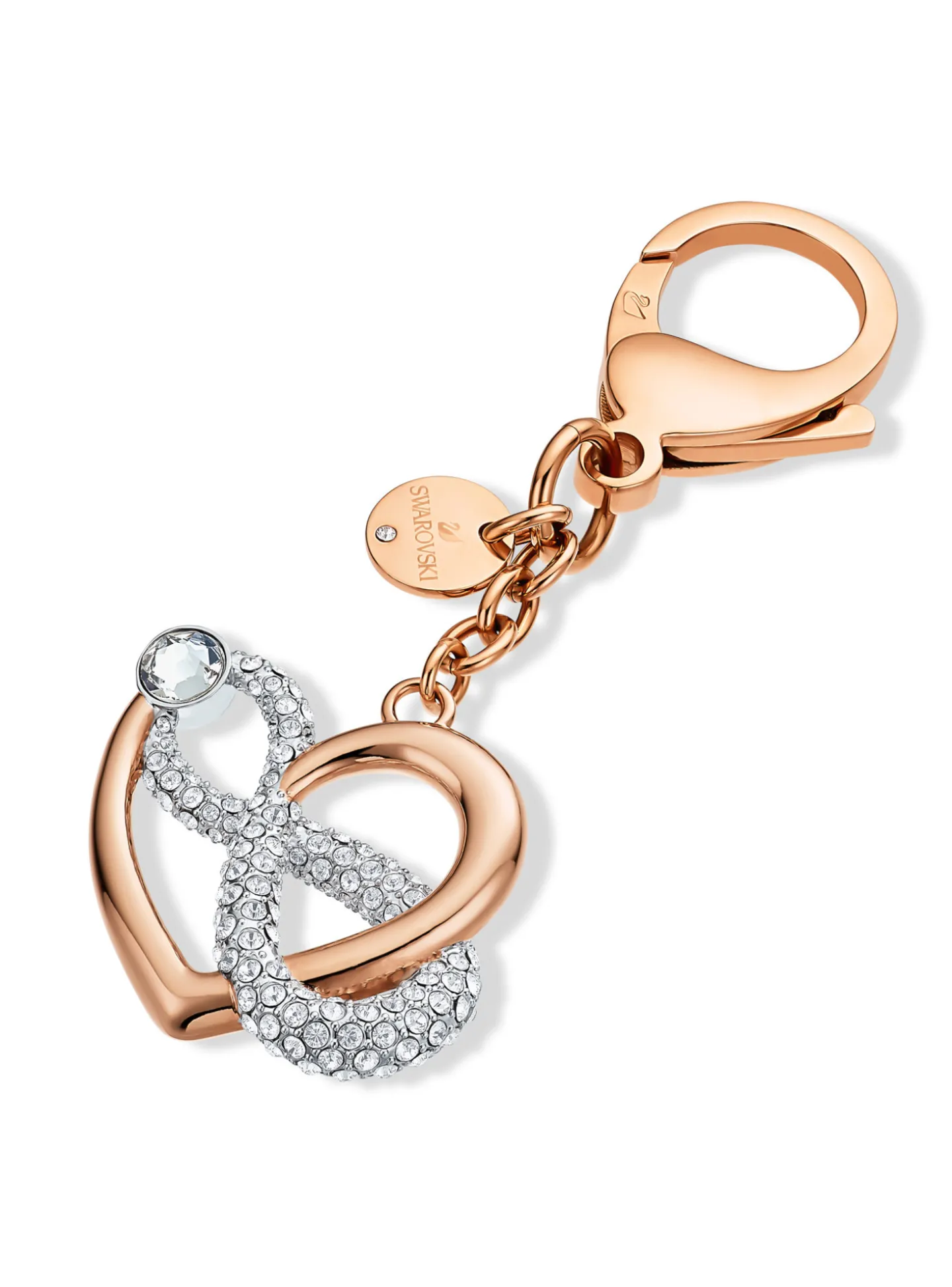 Porte-clés Swarovski Infinity Heart