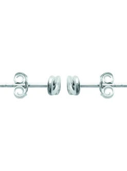 Puces d'oreilles Brillaxis infini argent