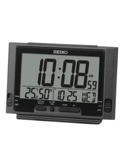 Réveil Seiko affichage digital noir