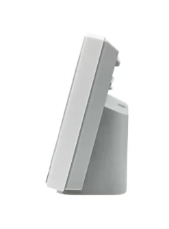 Réveil Seiko affichage digital plastique blanc perle