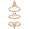 Set de bague Swarovski Funk rosées 50
