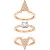 Set de bagues Swarovski Funk rosé 55