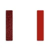 Simili bague Georgettes rouge pailleté/écarlate 12mm