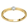Solitaire Brillaxis moderne et fin diamant