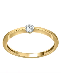 Solitaire Brillaxis moderne et fin diamant