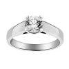 Solitaire Brillaxis or 18 carats diamant 4 griffes_x005f_x000D_0.70 ct