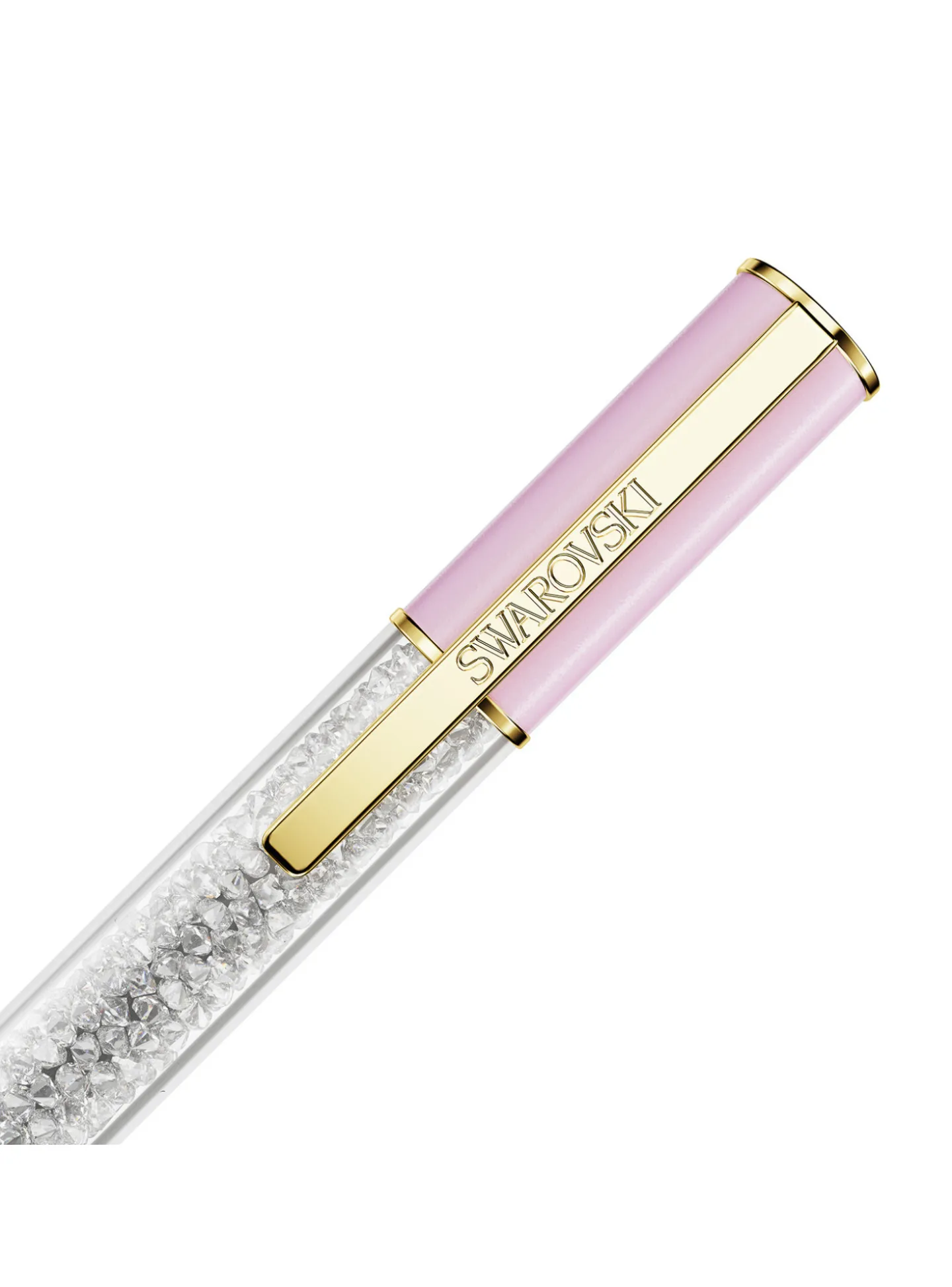 Stylo à bille Swarovski Crystalline Lustre mauve