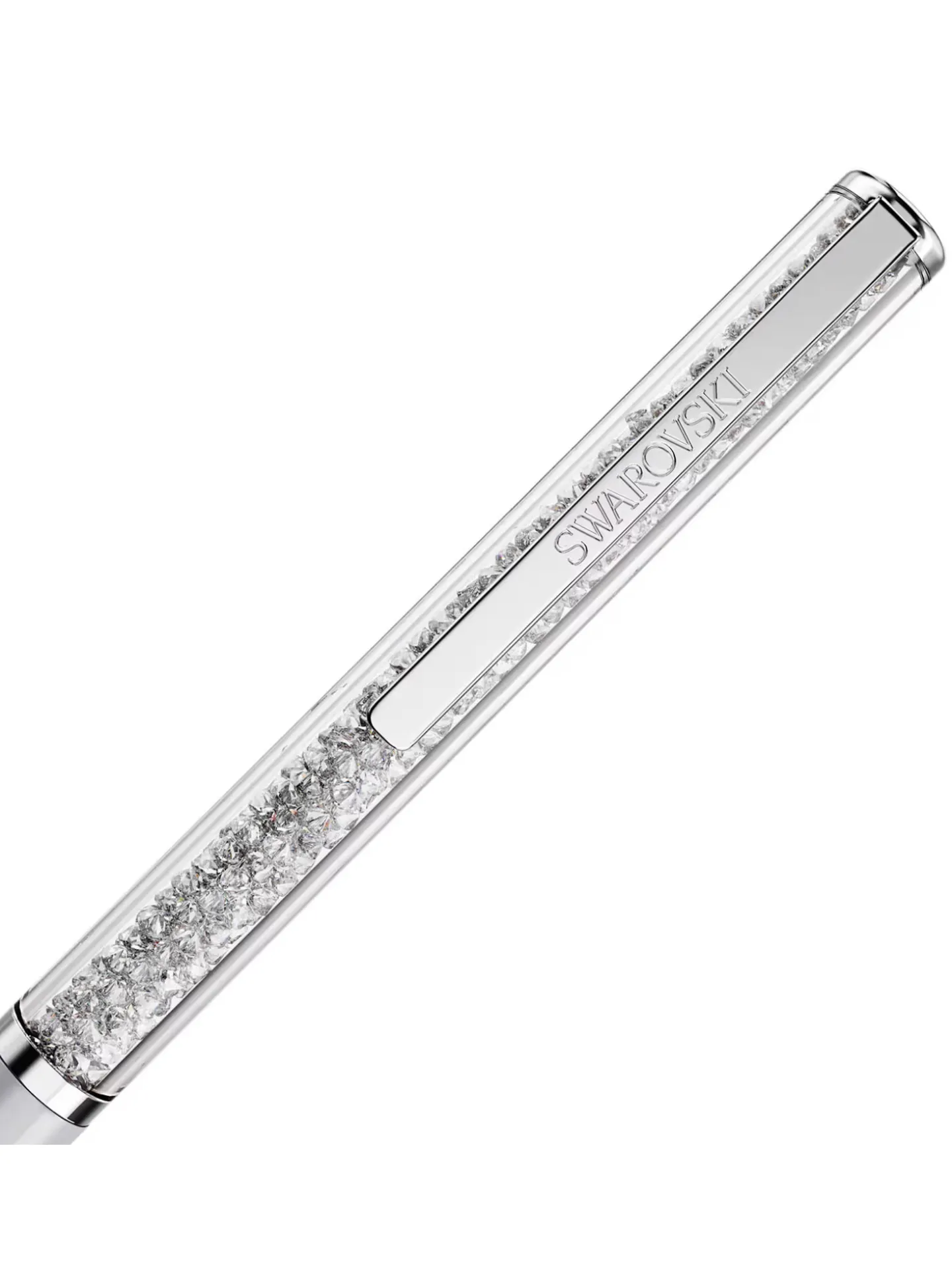 Stylo à bille Swarovski Crystalline blanc