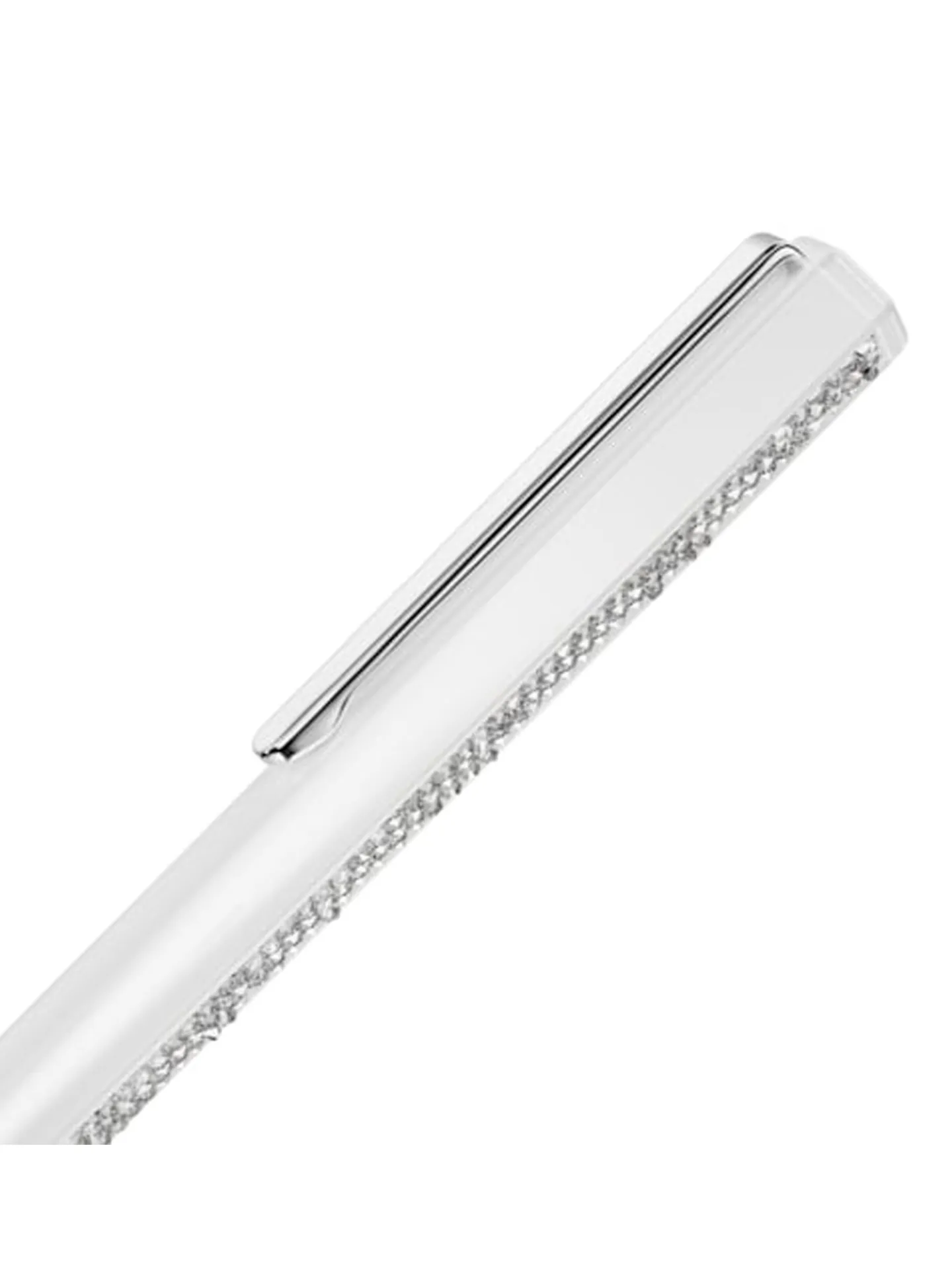 Stylo Swarovski Crystal Shimmer blanc