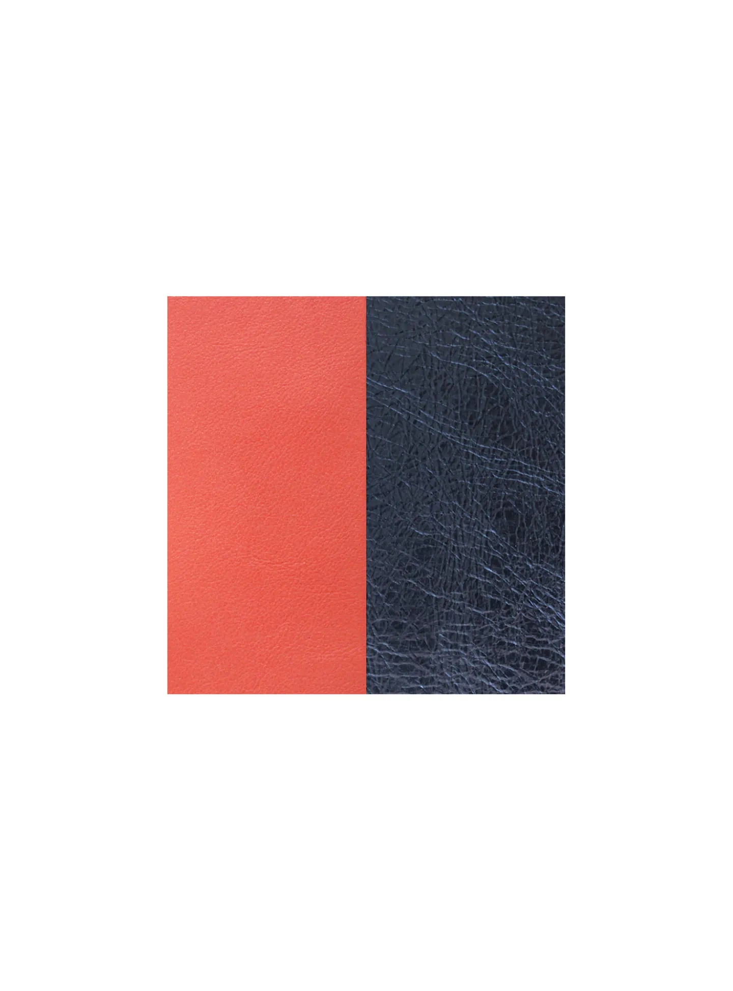 Vinyle créole Les Georgettes Corail/Marine Métal_x005f_x000D_43mm